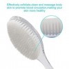 Mczcent Brosse de Bain Plastique Brosse de Douche à Dos - Massage Exfoliant, Brosse pour le Dos Corps avec Long Manche, Bath 