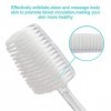 Mczcent Brosse de Bain Plastique Brosse de Douche à Dos - Massage Exfoliant, Brosse pour le Dos Corps avec Long Manche, Bath 