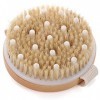 Brosse de massage, brosse pour le corps, poils naturels, brosse à cellulite, brosse à sec, brosse exfoliante pour le corps, b