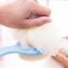 Brosse de bain, Corps Brosse dos Douche, Brosse de Massage Manche Longue Gommage Exfoliant Iating Pour Hommes Femmes Homes Bl