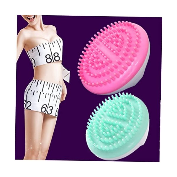 minkissy Gants de nettoyage pour le corps, brosse de massage pour le corps, rouleau de douche, brosse exfoliante, outil de fi