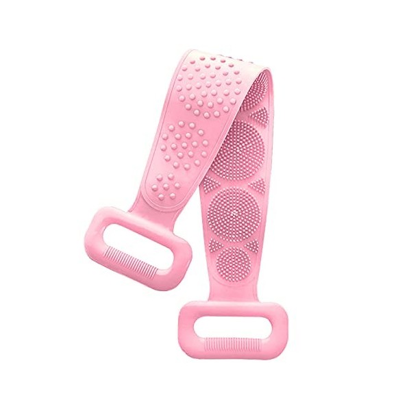 Générique Dos Silicone Corps Serviette Silicone pour DoucheExfoliant Brosse Bain Douche Brosse Soins De La Peau Personnels Bl