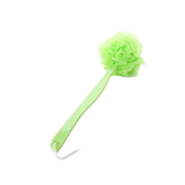 Brosse de bain Super douce à suspendre Simple à Long manche brosse de gommage pour le dos Éponges Végétales Green, One Size 