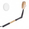 EASACE 2 en 1 Brosse pour le corps Applicateur de lotion Brosse pour le dos Brosse de bain Douche Brosse de douche Avec long 