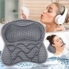 Frasheng Oreiller de Bain,Coussin de Bain,Oreiller pour Baignoire,Coussin Baignoire,Oreiller de Baignoir Ergonomique Spa,Acce