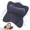 FRECOO Coussin de Baignoire, Coussin de Bain Technologie Ergonomique 4D Air Mesh et 6 ventouses Fonction de Soutien pour la t