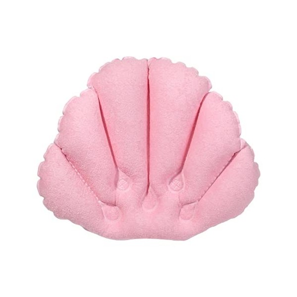 MagiDeal Oreiller de Bain pour Baignoire Coussin Imperméable Antidérapant Support doreiller de Baignoire, Rose