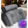 Everlasting Comfort Oreiller de Bain - Coussin de Spa avec Dossier et appuie-tête - Oreiller de Jacuzzi - Support de Cou et d
