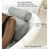 Everlasting Comfort Oreiller de Bain - Coussin de Spa avec Dossier et appuie-tête - Oreiller de Jacuzzi - Support de Cou et d