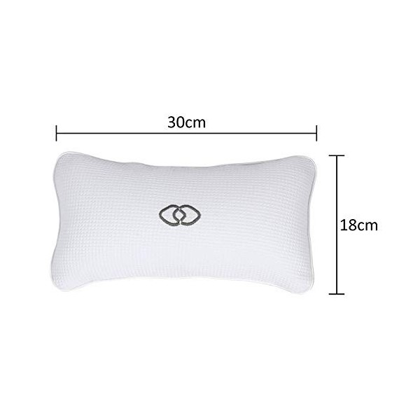 YUET Oreillers De Bain Pour La Tête Et Le Cou Coussin Antidérapant Oreiller De Baignoire Maison Spa Gonflable Dos Épaules Rep