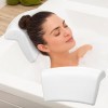 Oreiller de Bain - Layhou Coussins de Bain PU Oreiller de Bain pour Baignoire Coussin pour Baignoire avec Ventouses Repose Tê