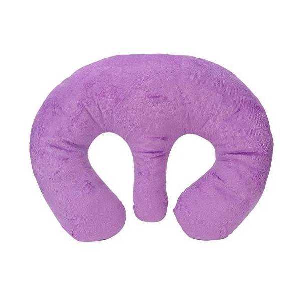 Coussin doreiller de poitrine, oreiller de soutien efficace et sûr et durable, doux, pour salon de beauté pour femmes purple