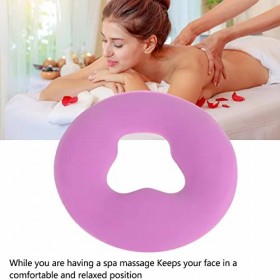 Coussin de Massage en Silicone pour le Visage, Oreiller en Silicone pour Massage Doux du Visage Repose-tête Salon de beauté S