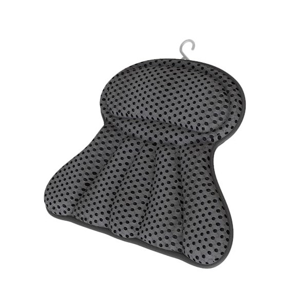 Coussin de bain de luxe gris - Super confortable et épais - Temps de séchage ultra rapide pour femme/maman/elle