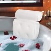 Samplife Oreiller de Bain-Spa de Coussin de Baignoire HeadNeckand Support dépaule avec 4 ventouses Solides antidérapantes