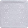 Baveno Grund marbre Tapis de Baignoire, 100% Caoutchouc synthétique, PVC, Weiss, 24 x 32 cm