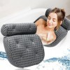 MOOING Coussin de Bain Technologie Ergonomique Coussin Baignoire avec 7 Ventouses Antidérapantes Oreiller de Bain Coussin de 