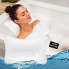 NELXIBI Coussin Baignoire, Coussin de Bain, Appuie-Tête avec Ventouses Baignoire, Oreiller de Baignoir Ergonomique Spa, Repos