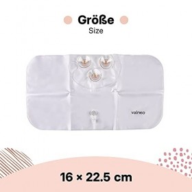 valneo Coussin Baignoire avec Ventouse - Oreiller Baignoire pour la tête - Coussin de Bain Gonflable - Oreiller de Bain et de