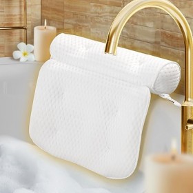 Coussin Baignoire • Coussin de bain Ergonomique & décontractant pour les muscles Premium • Oreiller de Bain • Nouvelle mousse