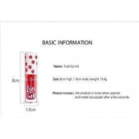 zalati 6 Couleurs Tatouage Magique Couleur Brillant À Lèvres Ensembles pour Femmes Peel off Lip Stain Coloré Brillant Rouge À