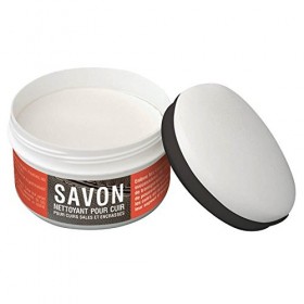 Savon Nettoyant Régénérant pour cuir sales et encrassés - 250ml avec éponge