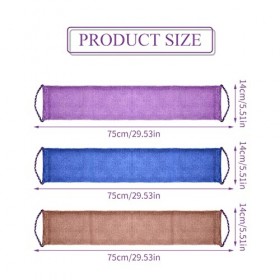 Laughhe 3 Pièces Africaines ÉPonge de Bain, Épurateurs Éponge Douche Exfoliant dos Épurateur Nylon Étendu Nettoyage en Profon