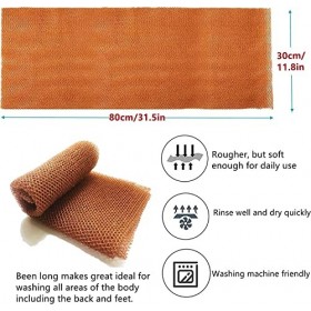 Filet Exfoliant,Filet de Bain Africain,Africain Filet Grattant de Dos,Africains Filet Exfoliant pour Corps,EPonges Africaines