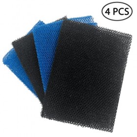 4 pièces éponge en maille, filet exfoliant DanziX filet de bain long, filet de lavage pour tous les jours, filet de douche av