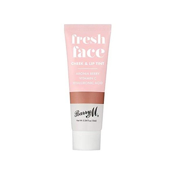 Barry M Cosmetics Teinte fraîche pour le visage, les joues et les lèvres - Teinte radieuse avec formule mélangeable - Rose d