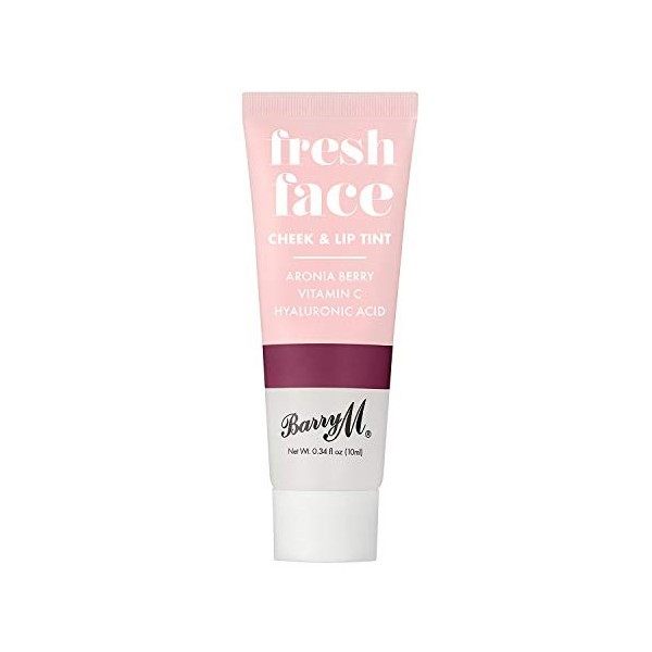 Barry M Cosmetics Teinte fraîche pour le visage, les joues et les lèvres - Teinte radieuse avec formule mélangeable - Rose d