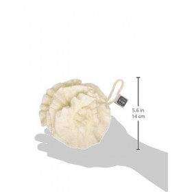 Naturabio Cosmetics Éponge fleur bambou coton naturel 100 g