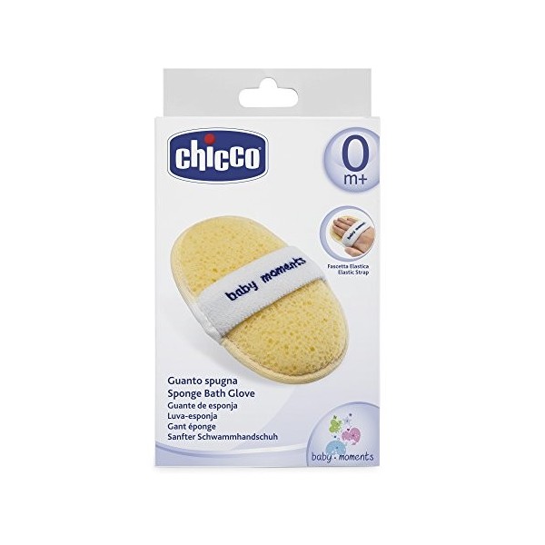 Chicco 00007866000000 Gants de éponge doux jaune