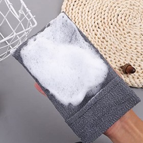 Sac de Savon éponge exfoliant, épurateur de Corps de Poche de Savon, économiseur de Savon, Éponges exfoliantes pour le corps 