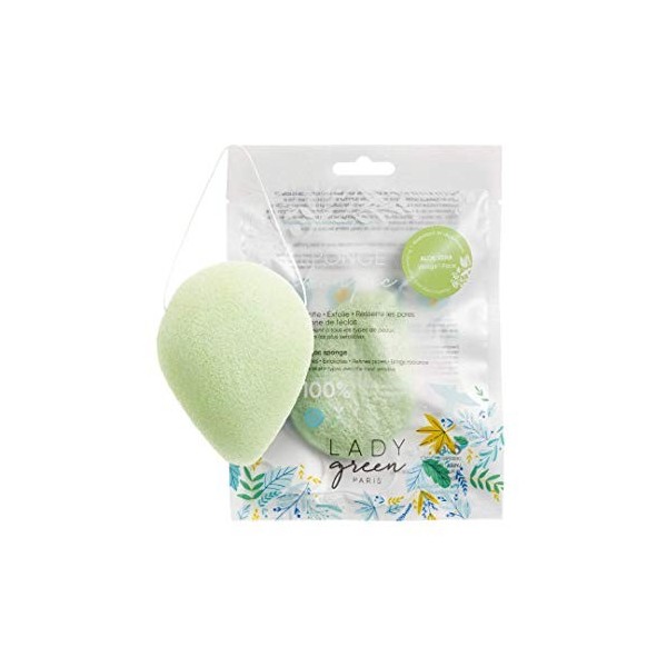 Lady Green | Eponge Merveilleuse Konjac Aloe Vera