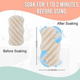 pureSOL puresol éponge de Konjac éponge - curcuma - corps, éponge naturelle, respectueux de l’environnement