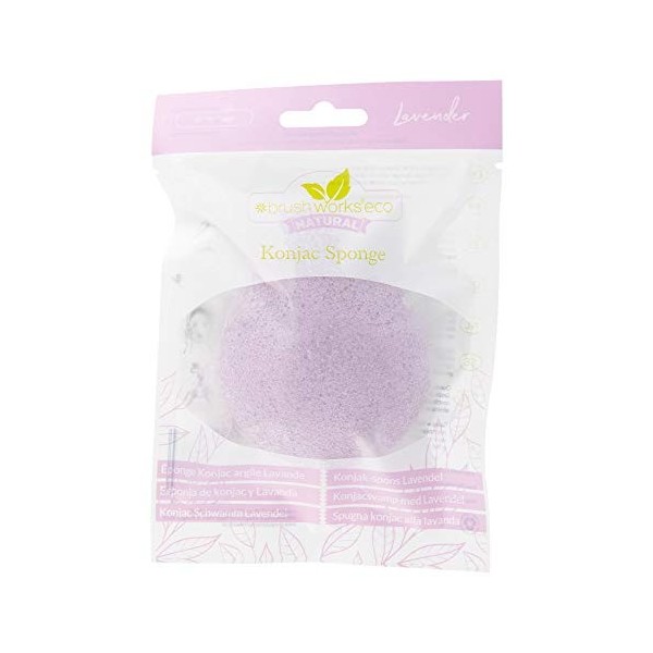 Brushworks Konjac Sponge Eponge Lavender