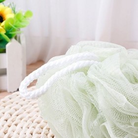 A0127 Fleur de bain Éponge Corps exfoliant Filet de douche Laveur Couleur aléatoire 1 pcs