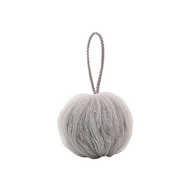 Oyfel Fleurs de Éponge Loofahs Fleurs de Bain Fleur de Massage de Couleurs Variées Design Moderne Résistant 11.5 * 11CM Gris