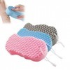 3 pcs sponge de bain exfoliant super doux, brosse de douche éponge exfoliant ultra douce, Brosse de douche exfoliante ultra d