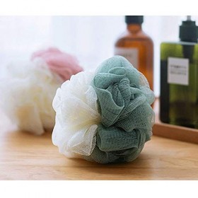Bain Douche Éponge,4 Pack Corps Bain éponge Douche Éponge Loofahs pour Femmes Hommes Nettoyer Apaiser la Peau Multicolore