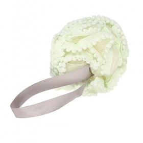 Bouffée de Bain Massage Pores Boule de Bain Douce Douche Luffa Exécution Fine Favoriser le Métabolisme Riche Moussant pour le