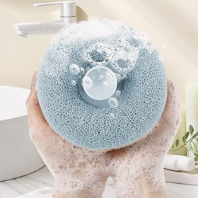 Éponge à récurer pour le corps - Douche Puff Bath Mesh Pouf Bath Loofahs,Pouf de bain en maille de bain moussant riche Poufs 