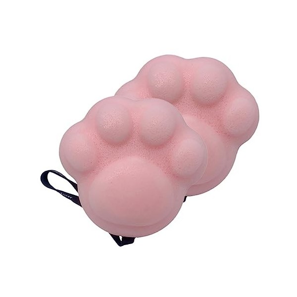 Healeved 2 Pièces Griffe De Chat Boule De Bain Brosse De Douche Pour Le Corps Épurateur De Bain Éponges De Bain Pour La Douch