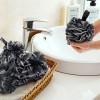 TEMKIN Brossage à sec Charbon de bambou Boule de bain Bain de fleurs Éponge de luffa Éponge de douche Pouf de douche Épurateu