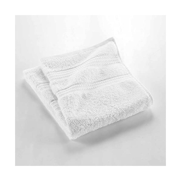 Douceur dIntérieur 2 Gants De Toilette, Coton, Ardoise, 15 x 21 cm