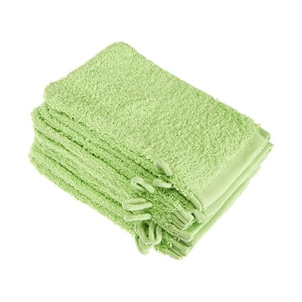 NatureMark 10 Gants de Toilette, Anthracite/Gris, Lot