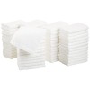 10 serviettes carré 30x30 cm, ORPHEEBS Serviettes et Draps de Bain Hotel Spa BLANC, Divers Dimensions, 500 GR/m², 100% Coton