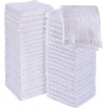 Utopia Towels -Set de Gants de Toilette Lot de 60 - Blanc -100% Coton filé à lanneau, Serviettes de Toilette 30 x 30 CM, D