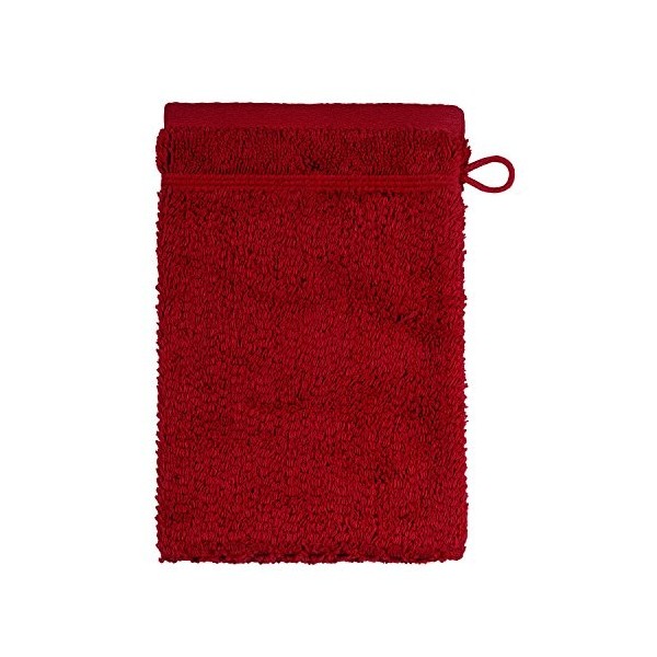 Frottana Pearl Gant de Toilette Rouge Rubis